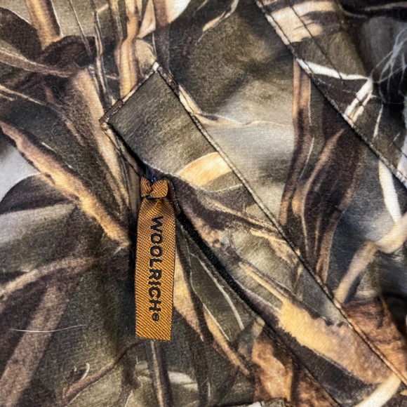 Woolrich Advantage Max 4D Camo Zip Hooded Insulated Jacket Size Large - Picture 5 of 10